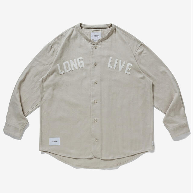 WTAPS 21AW LEAGUE LS ベージュ L フランネル シャツトップス