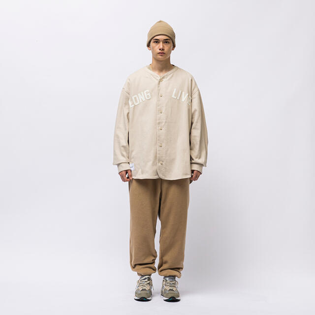 W)taps(ダブルタップス)のWTAPS 21AW LEAGUE LS ベージュ L フランネル シャツ メンズのトップス(シャツ)の商品写真