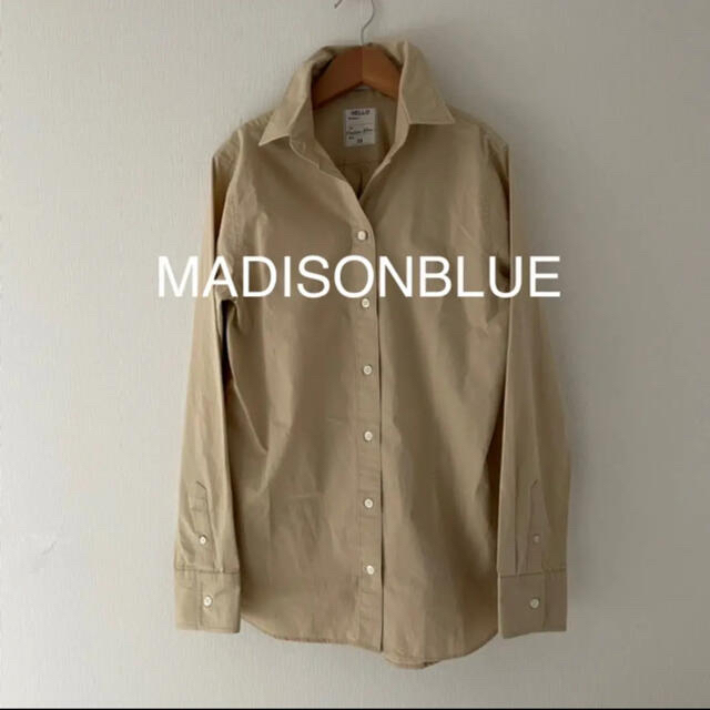 MADISONBLUE - マディソンブルー マダムシャツ ベージュ 01の MADISONBLUE - マディソンブルー マダムシャツ ベージュ 01の
