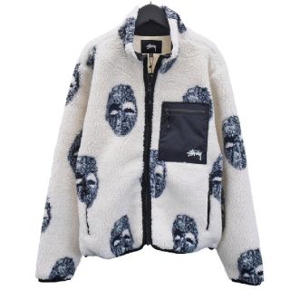 ステューシー(STUSSY)のステューシー シェルパ ボアジャケット ボアフリース 古着 ストリート(ブルゾン)