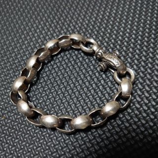 ノーブランド シルクリンクチェーン ブレスレット シルバー925