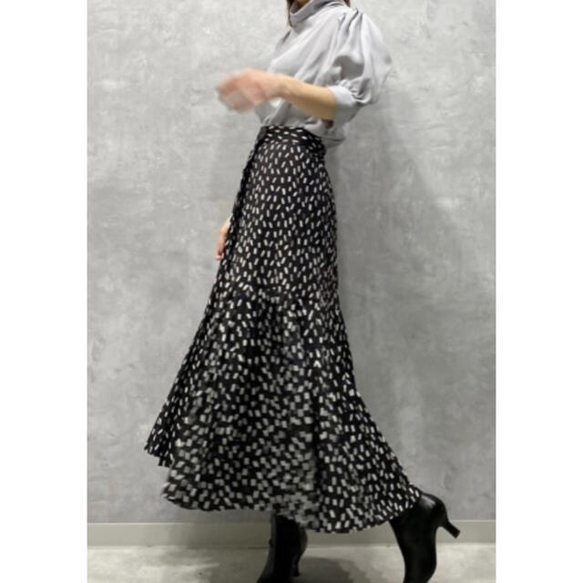 SNIDEL(スナイデル)のスナイデル(0)❣️人気完売❣️スクエアドットプリーツスカート レディースのスカート(ロングスカート)の商品写真