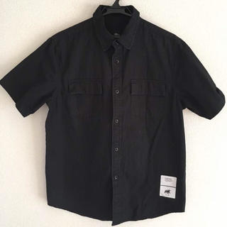 STUSSY - 【最終値下】Stussy MFG shirt BLACK （黒半袖シャツ 