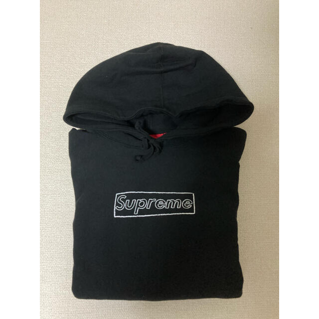 Supreme KAWS ChalkLogo Hooded Sweatshirt