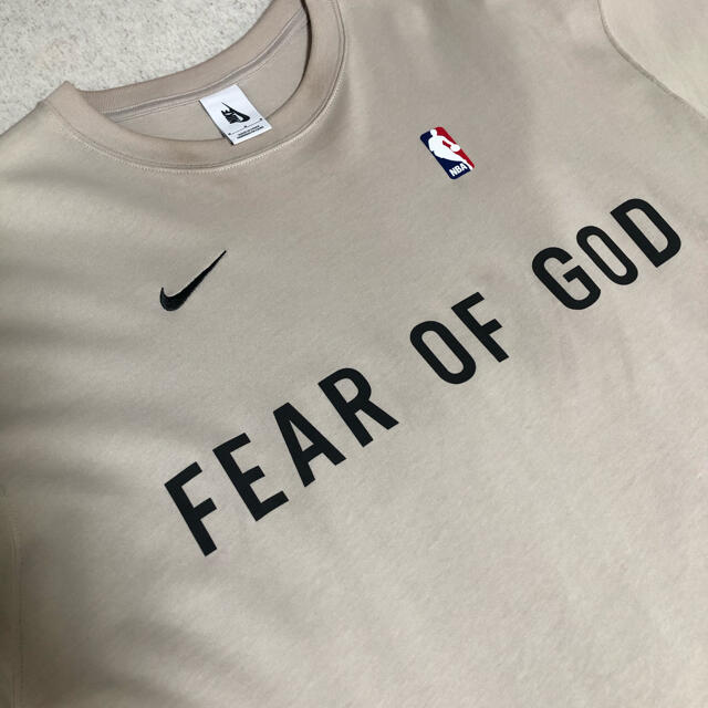 FEAR OF GOD / Nike WarmUp TShirt Oatmeal 2