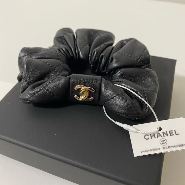 シャネル ヘアアクセサリー ラムレザー シュシュ | CHANEL ヘア