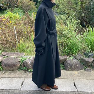hyke medical coat 20aw black | angeloawards.com