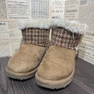 ハリスツイード(Harris Tweed)のHarris Tweed ハリスツイード ムートンブーツ 16㎝(ブーツ)