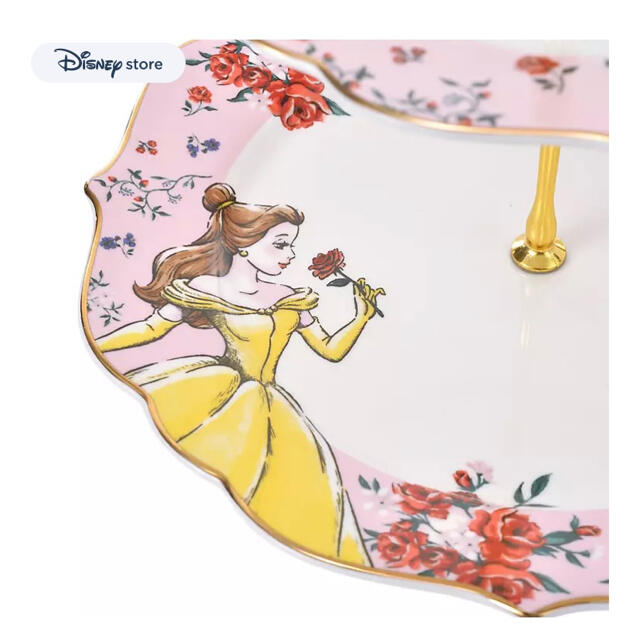 Disney - ディズニーストア 美女と野獣 ケーキスタンドの通販 by Disney - ディズニーストア 美女と野獣 ケーキスタンドの通販 by