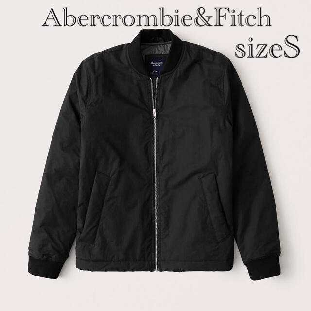 Abercrombie&Fitch(アバクロンビーアンドフィッチ)の新品★ アバクロ ナイロンブレンド ボンバー ジャケット Sサイズ メンズのジャケット/アウター(ナイロンジャケット)の商品写真