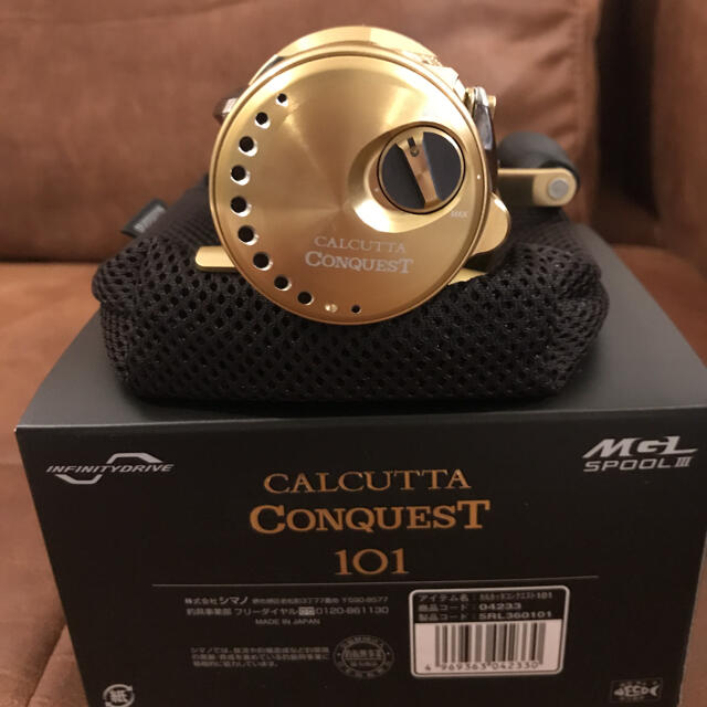新品未使用】シマノ 21カルカッタコンクエスト101 左ハンドルの通販 by