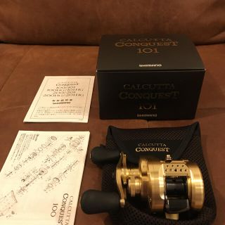 新品未使用】シマノ 21カルカッタコンクエスト101 左ハンドルの通販 by