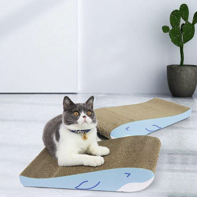 猫爪とぎ　クジラ二兄弟version その他のペット用品(猫)の商品写真