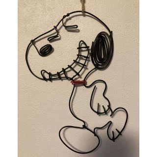 スヌーピー(SNOOPY)のSNOOPY スヌーピー　ガーランド 　ワイヤークラフト　インテリア雑貨(インテリア雑貨)