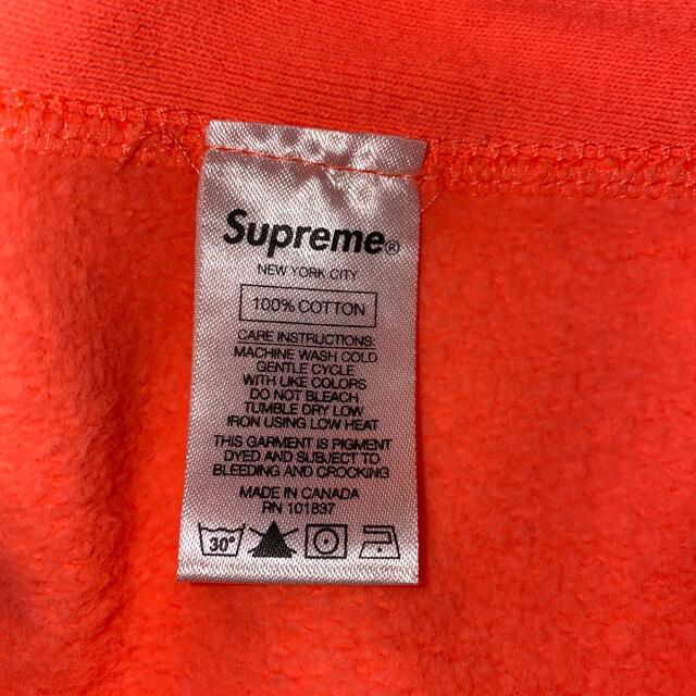 supreme box logo crew neck ピンク　サイズ　M