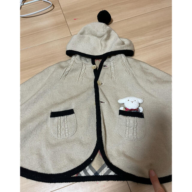 BURBERRY(バーバリー)のバーバリー　ぽんちょ　 キッズ/ベビー/マタニティのキッズ服男の子用(90cm~)(ジャケット/上着)の商品写真