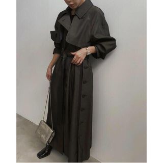 Ameri VINTAGE - AMERI MINIMAL FLARE LONG TRENCH COATの通販 by