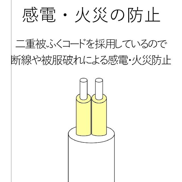 ELECOM 電源タップ 雷ガード 省エネ 個別スイッチ 6個口 2m  スマホ/家電/カメラのPC/タブレット(PC周辺機器)の商品写真