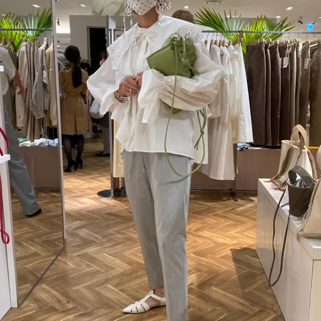 gypsohila♡新品タグ付き!Smoking Blouse White