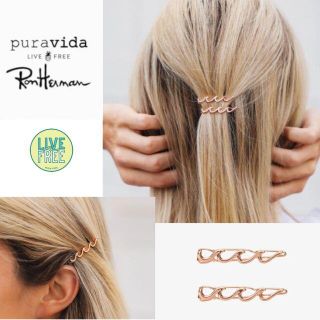 ロンハーマン(Ron Herman)のRonHerman取扱★L.Aセレブ愛用 Pura Vida バレッタ日本未発売(バレッタ/ヘアクリップ)