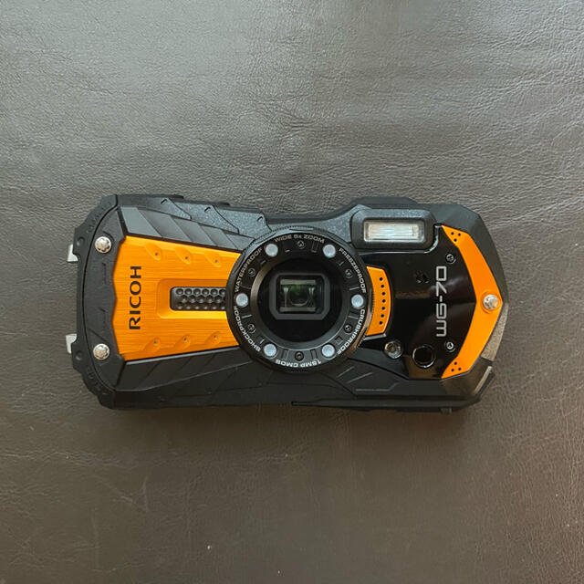 日本メーカー新品 RICOH WG-70 オレンジ コンパクトデジタルカメラ