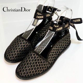 3180 未使用 クリスチャンディオール jadior フラットシューズ
