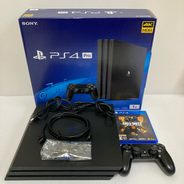 PS4 Pro 本体 CUH-7200BB01  1TB ソフト付き