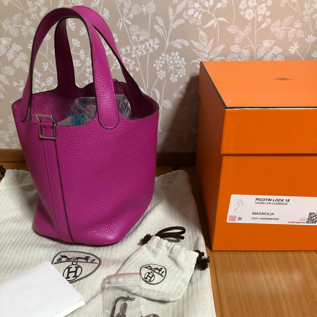 Hermes(エルメス)のエルメス☆ピコタン ロック PM☆マグノリア☆超美品 レディースのバッグ(ハンドバッグ)の商品写真