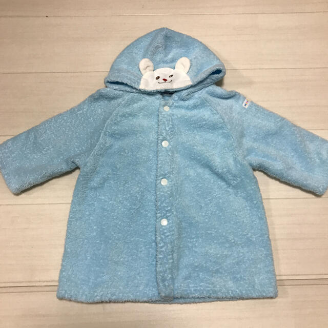 mikihouse(ミキハウス)のミキハウス　バスローブ キッズ/ベビー/マタニティのベビー服(~85cm)(バスローブ)の商品写真