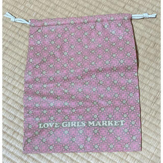 ラブガールズマーケット(LOVE GIRLS MARKET)のLove girls market の袋(ショップ袋)