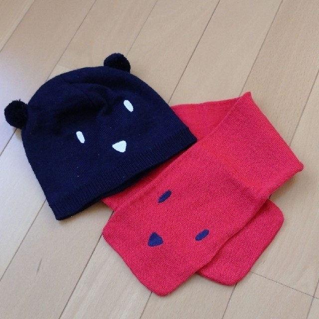 PETIT BATEAU プチバトー 帽子 ニット帽 マフラー くま いぬ PETIT BATEAUの通販 by aoi**'s shop｜ プチバトーならラクマ