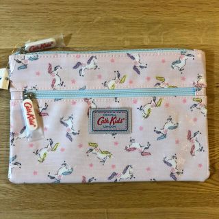 キャスキッドソン(Cath Kidston)のキャスキッドソン★ピンクのユニコーン柄のポーチ(ポーチ)