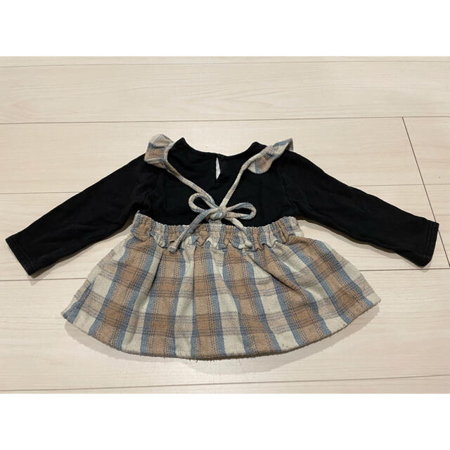 futafuta(フタフタ)のトレーナー　チュニック　95 キッズ/ベビー/マタニティのキッズ服女の子用(90cm~)(Tシャツ/カットソー)の商品写真