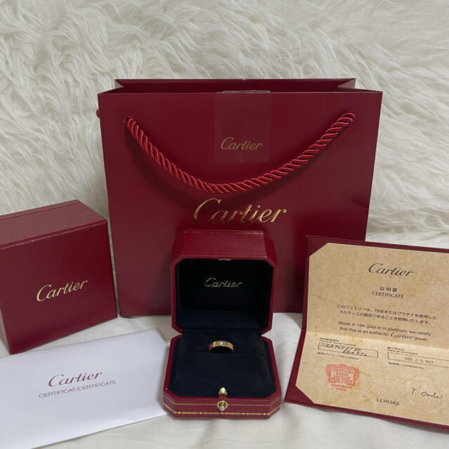 Cartier(カルティエ)のカルティエ　ラブリング　1粒ダイヤ レディースのアクセサリー(リング(指輪))の商品写真