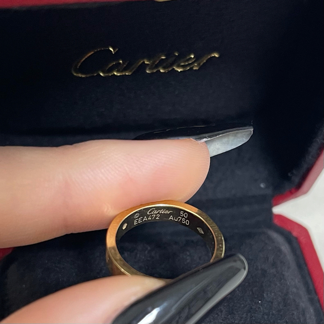 Cartier(カルティエ)のカルティエ　ラブリング　1粒ダイヤ レディースのアクセサリー(リング(指輪))の商品写真