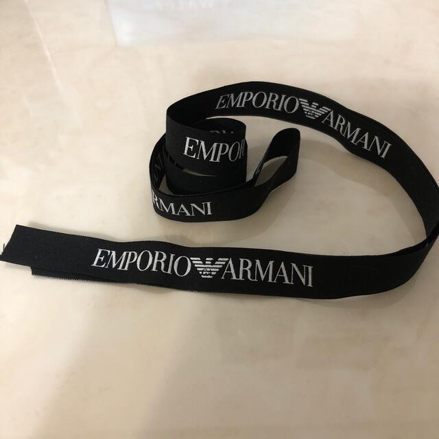 Emporio Armani(エンポリオアルマーニ)の★エンポリオ　アルマーニ★ブランド　ロゴ　リボン　110cm レディースのバッグ(ショップ袋)の商品写真