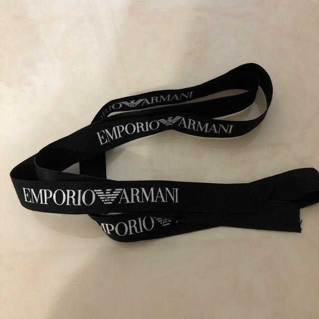 Emporio Armani(エンポリオアルマーニ)の★エンポリオ　アルマーニ★ブランド　ロゴ　リボン　110cm レディースのバッグ(ショップ袋)の商品写真