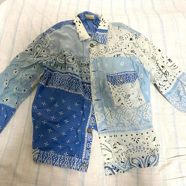 【kaptal】キャピタル　バンダナパッチワークシャツ　サイズ5