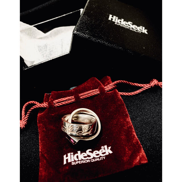HIDE AND SEEK(ハイドアンドシーク)のHIDE AND SEEK ハイドアンドシーク ピンキーリング Shilver メンズのアクセサリー(リング(指輪))の商品写真