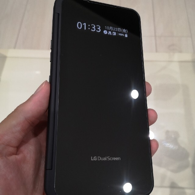 LG V60 ThinQ 5G ブラック L-51A　美品　付属品完備