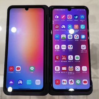 LG V60 ThinQ 5G ブラック L-51A 美品 付属品完備-