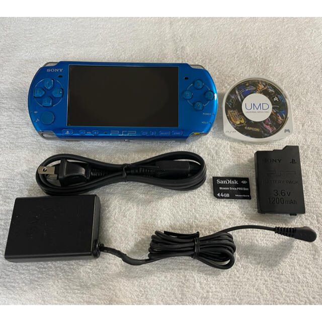 良品　PSP-3000  バイブラントブルー