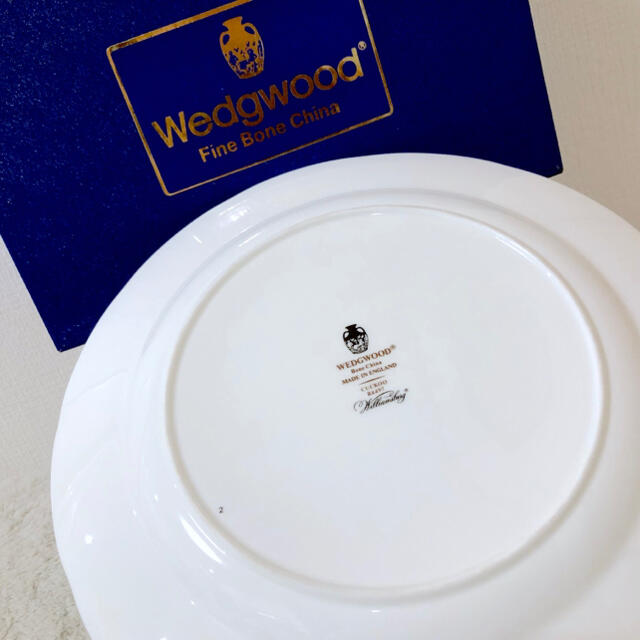 WEDGWOOD 新品ウェッジウッドプレート大皿カッコーかっこう黒壺刻印28cm 2