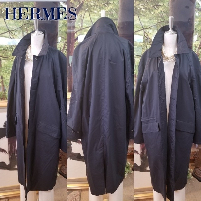 Hermes(エルメス)の未使用　レア　稀少　エルメス　HERMES　メンズ　ステンカラーコート メンズのジャケット/アウター(ステンカラーコート)の商品写真