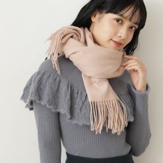 ジルバイジルスチュアート(JILL by JILLSTUART)のJILL BY JILLSTUART ウールカシミヤストール(ストール/パシュミナ)