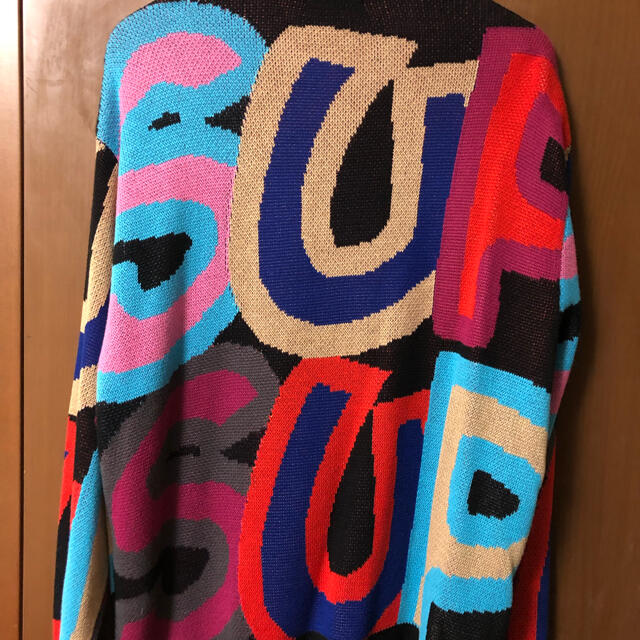 Supreme(シュプリーム)の【美品】supreme Smurfs Sweater black【L】 メンズのトップス(ニット/セーター)の商品写真