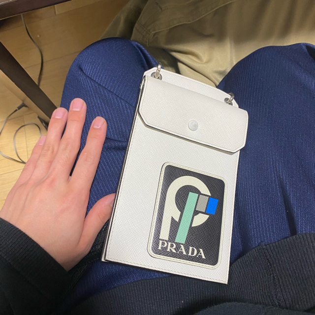 PRADA(プラダ)のPrada PRADA saffiano patch ショルダーバッグ  メンズのバッグ(ショルダーバッグ)の商品写真