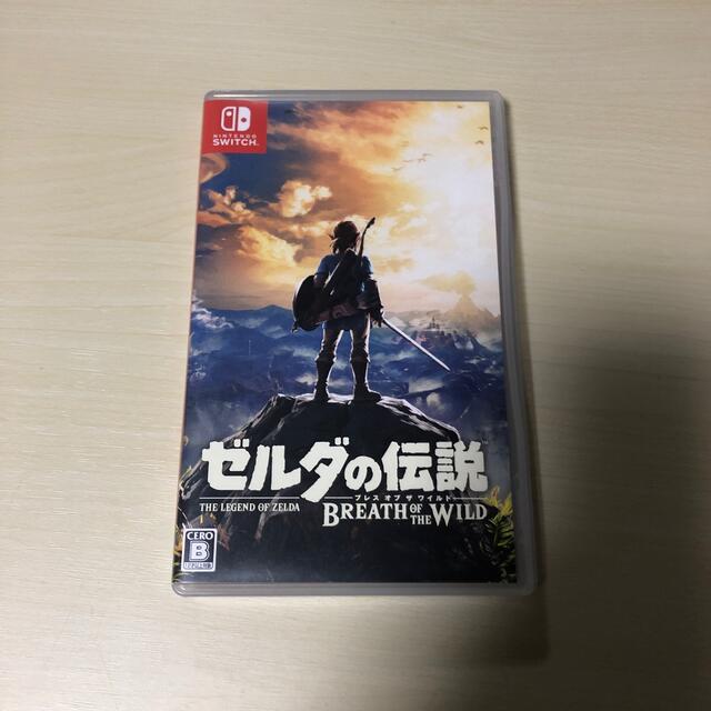 任天堂(ニンテンドウ)のゼルダの伝説 ブレス オブ ザ ワイルド Switch エンタメ/ホビーのゲームソフト/ゲーム機本体(家庭用ゲームソフト)の商品写真