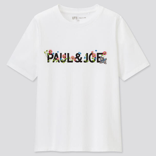 ポールアンドジョー(PAUL & JOE)の新品】春 PAUL & JOE Tシャツ 白 XS ユニクロ(Tシャツ(半袖/袖なし))