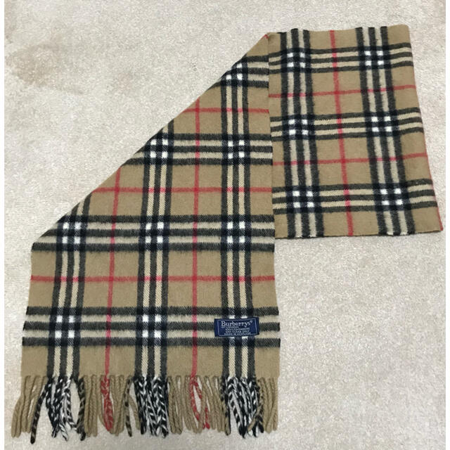 BURBERRY(バーバリー)のバーバリー　カシミアチェックマフラー メンズのファッション小物(マフラー)の商品写真